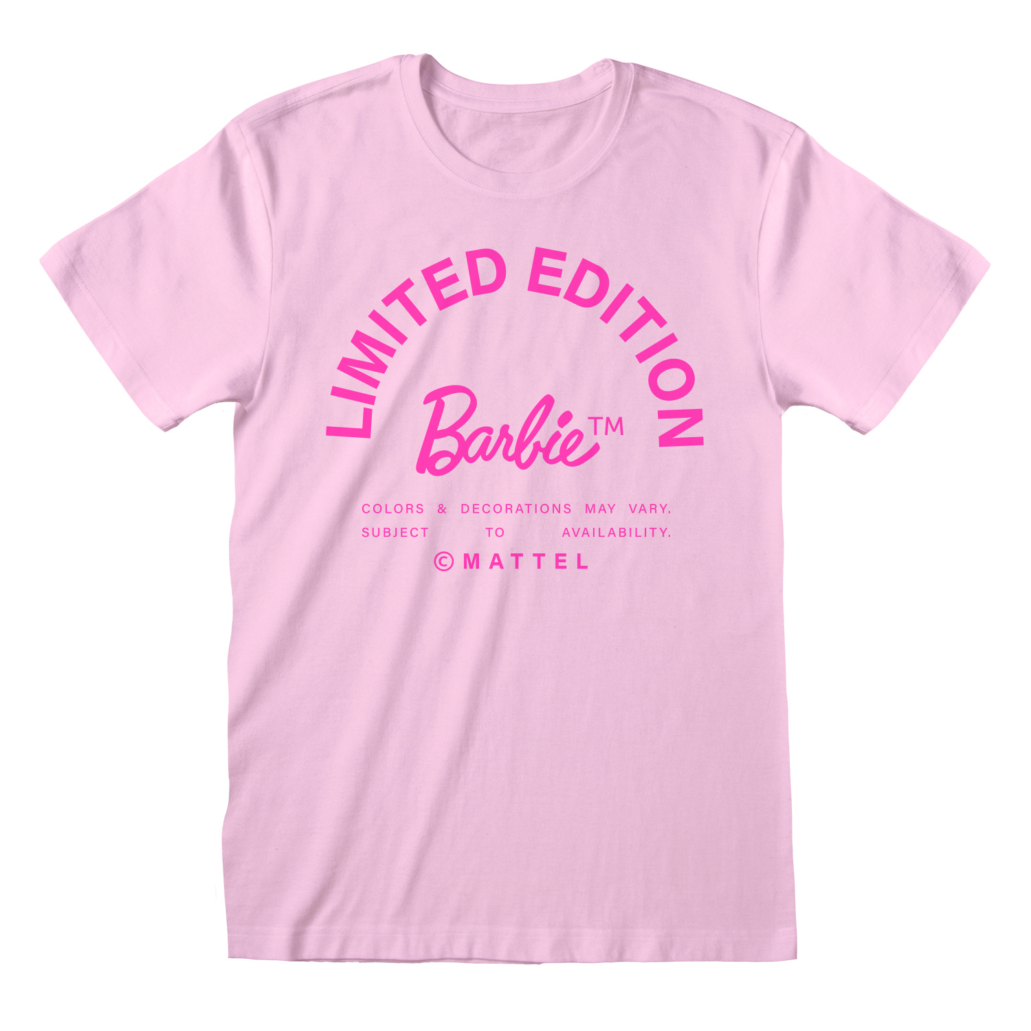 Barbie T-Shirt XXL Light Pink Unisex Limited Edition