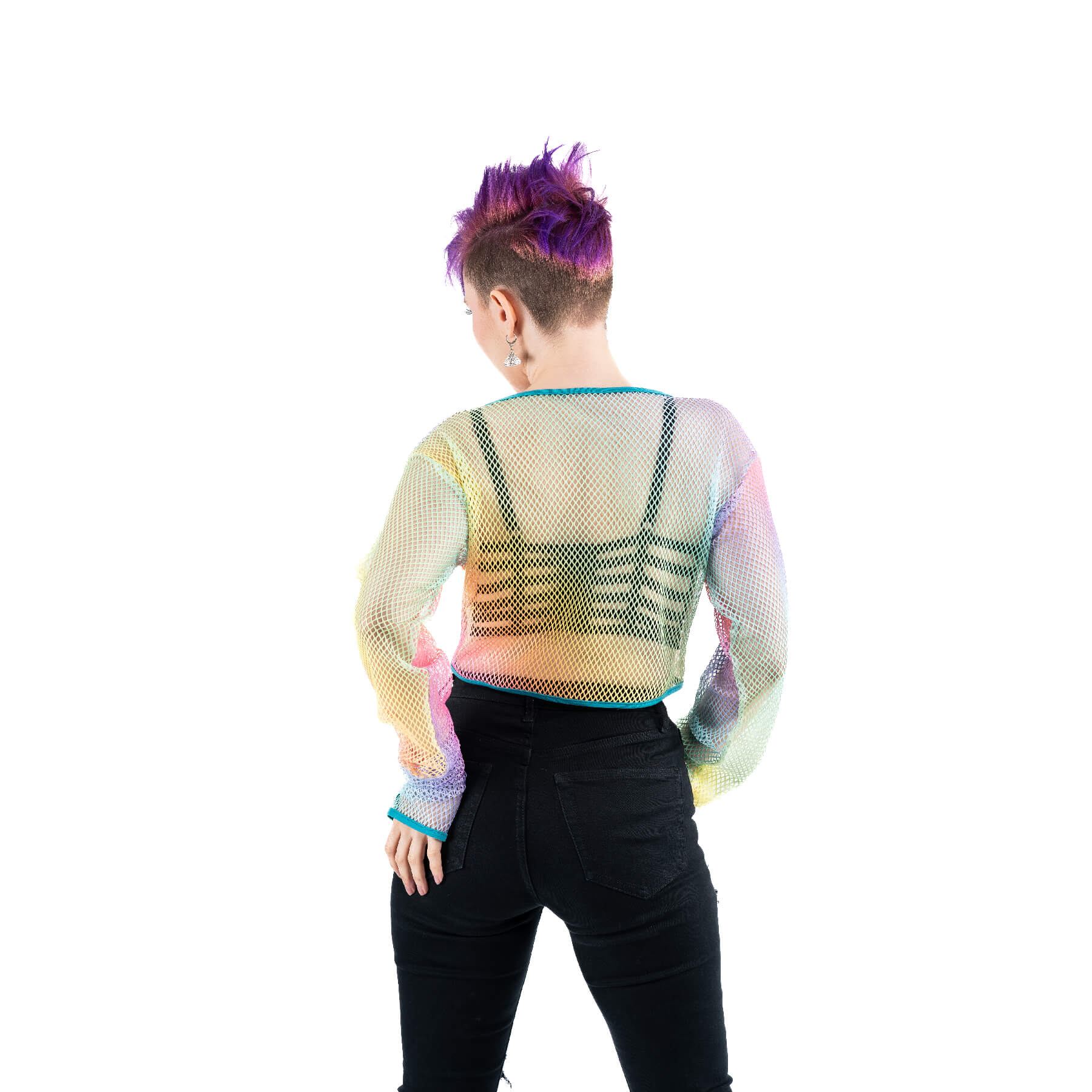 Chemical Black Top XXL Pastel Regenbogen Maraja Top