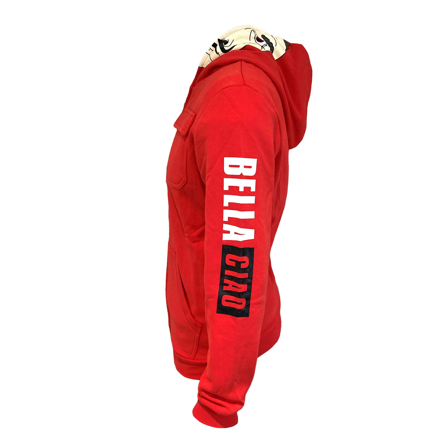 La Casa De Papel Hoodie XXL Mask Rot
