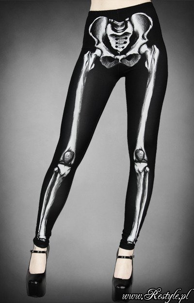 Restyle Skeleton Leggings S/M