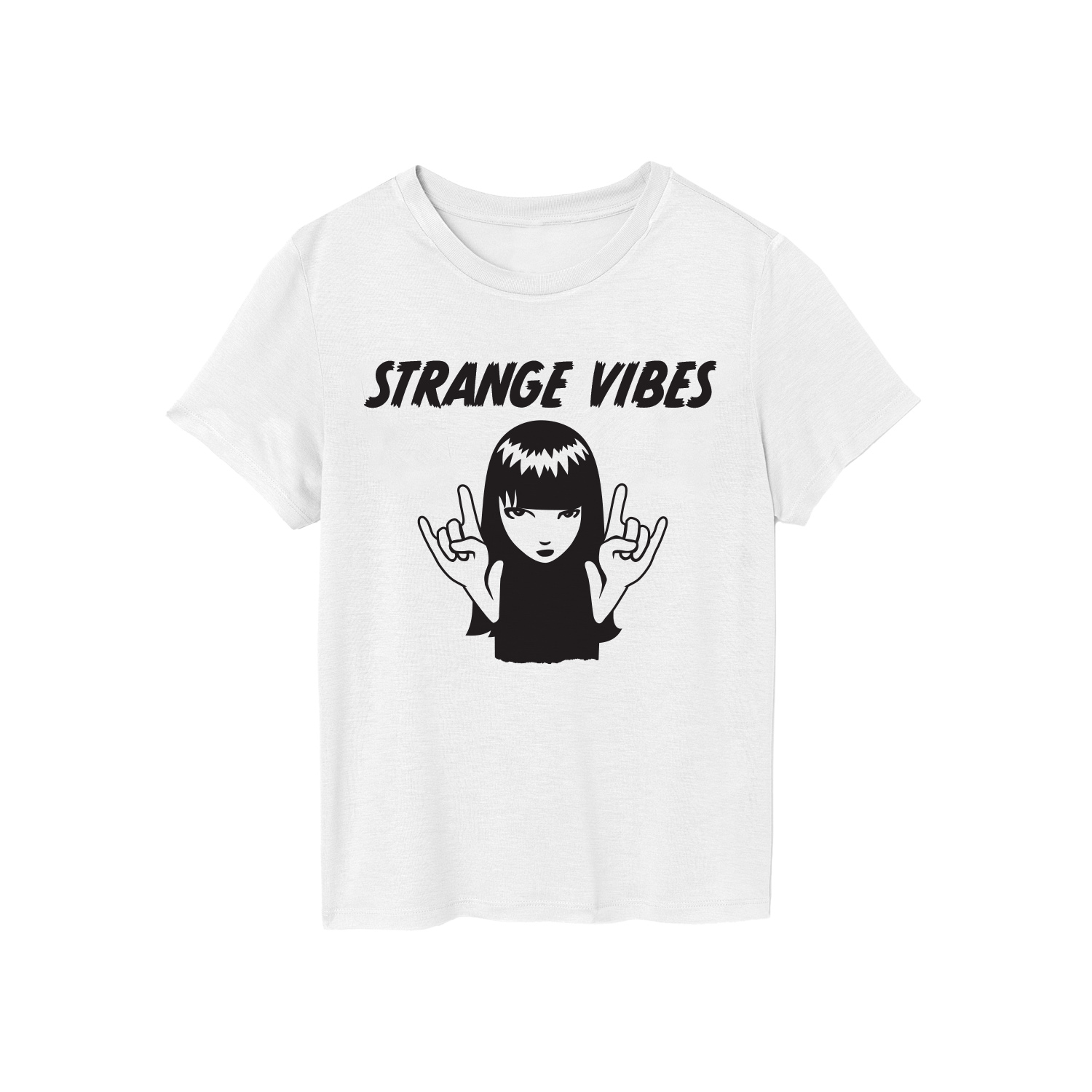 Emily The Strange T-Shirt M Weiß Unisex Strange Vibes