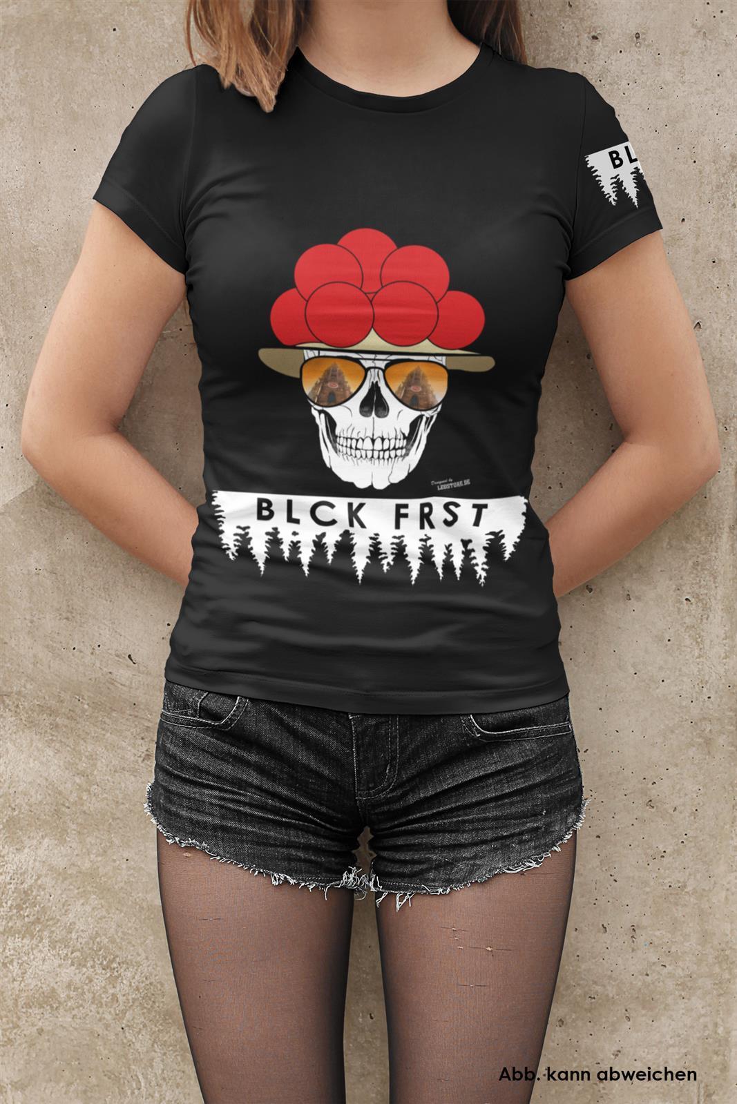 Blck Frst Morgenrot 3XL Girly mit Ärmellogo, Shirt