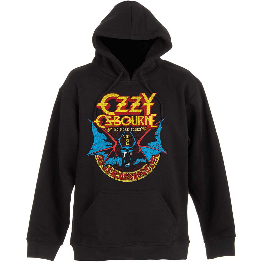 Ozzy Osbourne Hoodie XL Bat Circle Schwarz