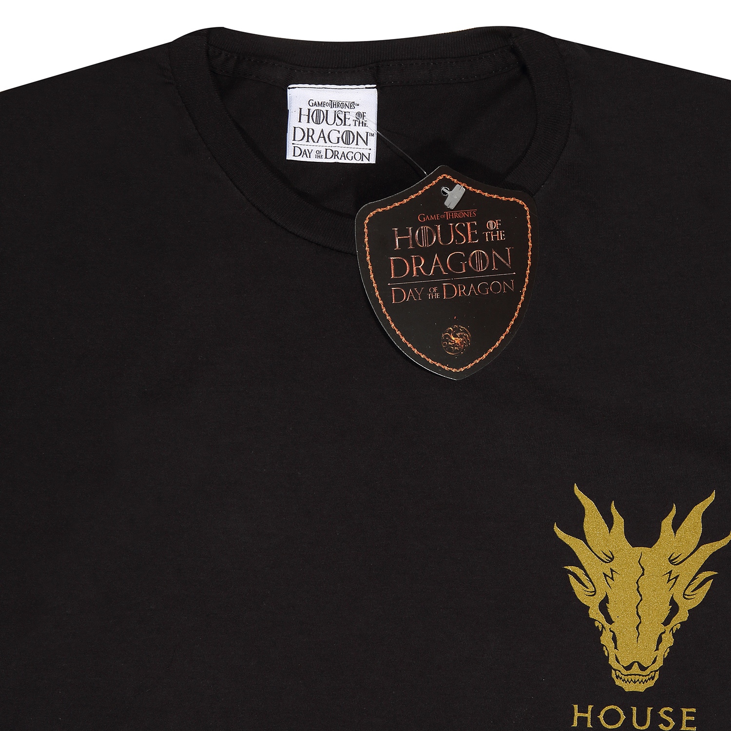 House Of The Dragon T-Shirt XXL Schwarz Unisex Emblem