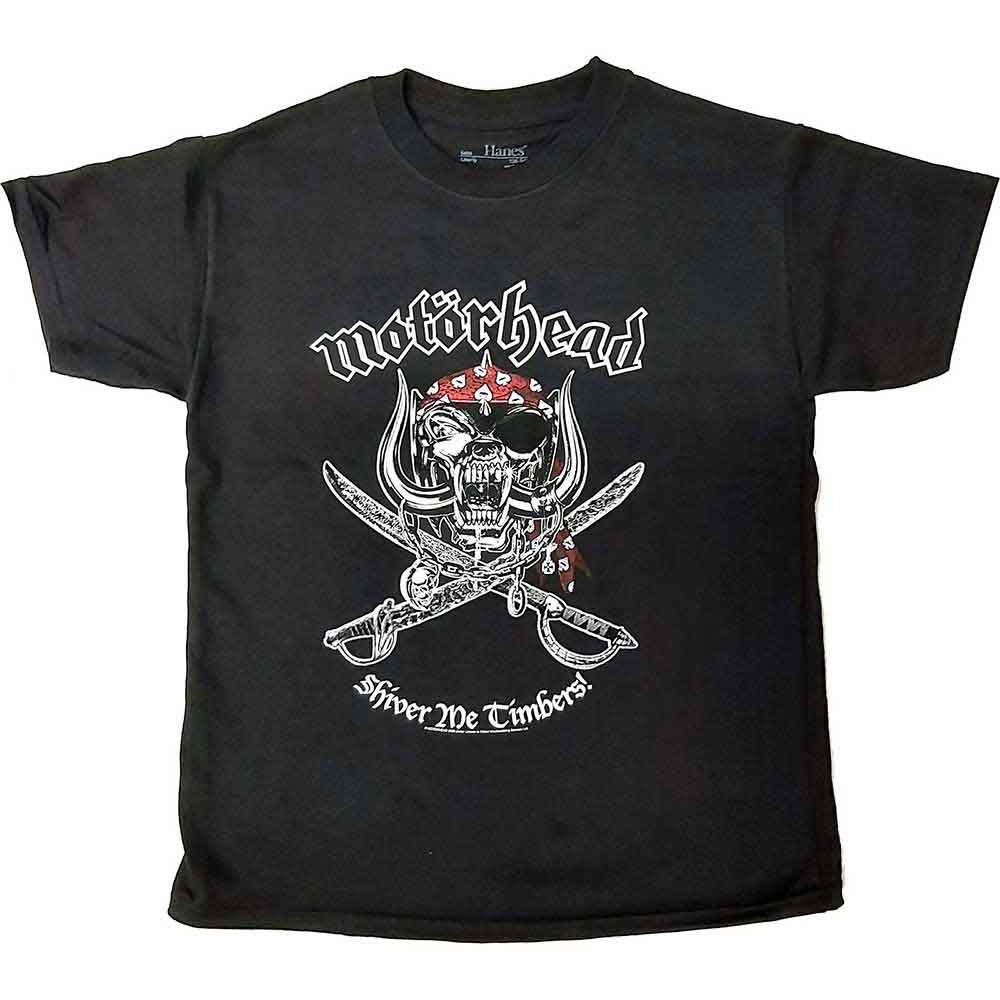 Motörhead Kindershirt 12-13 Jahre Schwarz Unisex Shiver Me Timbers