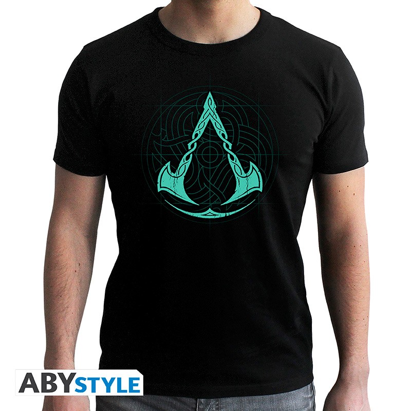 Assassins Creed Valhalla Crest T-Shirt XXL Schwarz