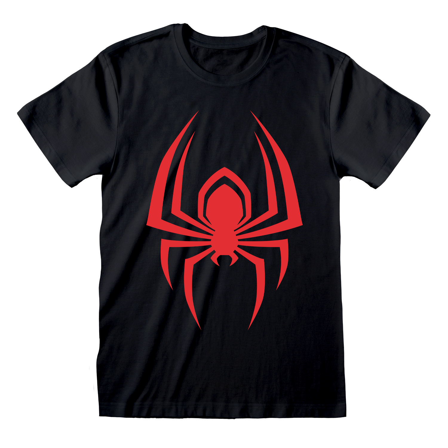 Marvel Studios Spider-man: Miles Morales Video Game T-Shirt S Schwarz Unisex Hanging Spider