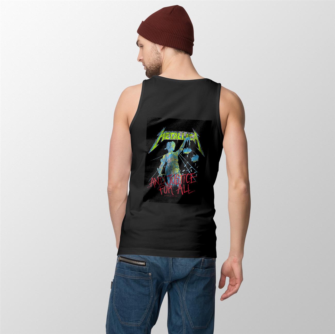 Metallica Backpatch "...and justice for all" schwarz bunt