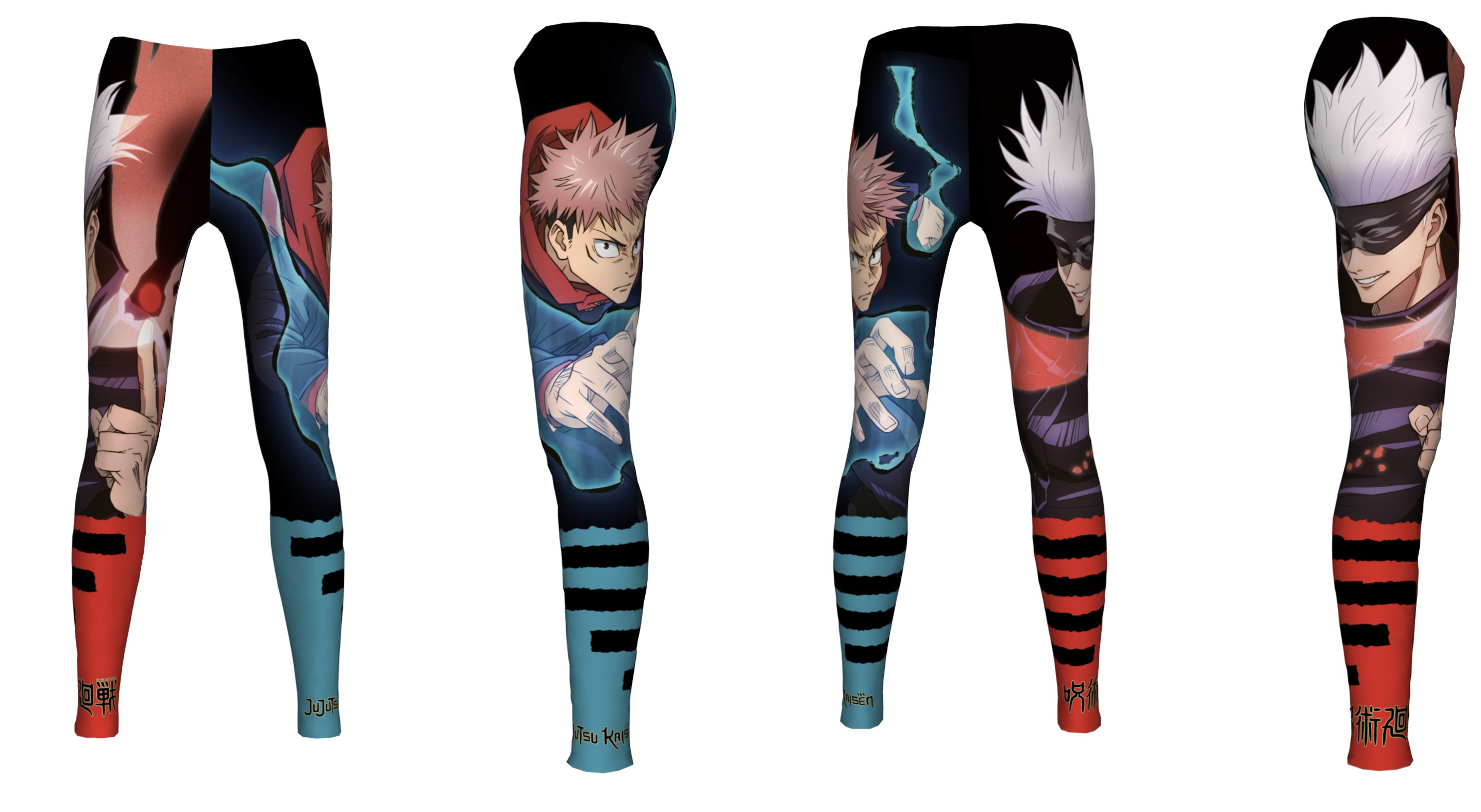 Jujutsu Kaisen Frauenleggins XXL Bunt Magazine Artwork