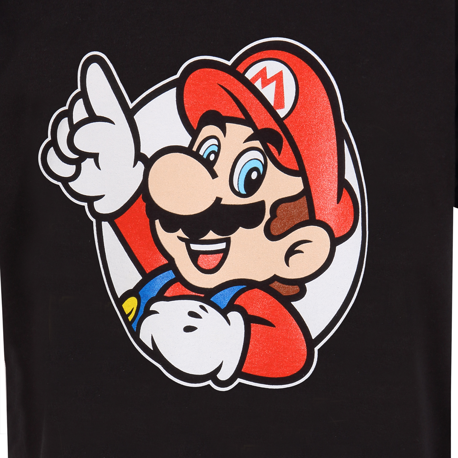 Super Mario T-Shirt 12-13 Jahre Schwarz Kinder Unisex It's a Me Mario