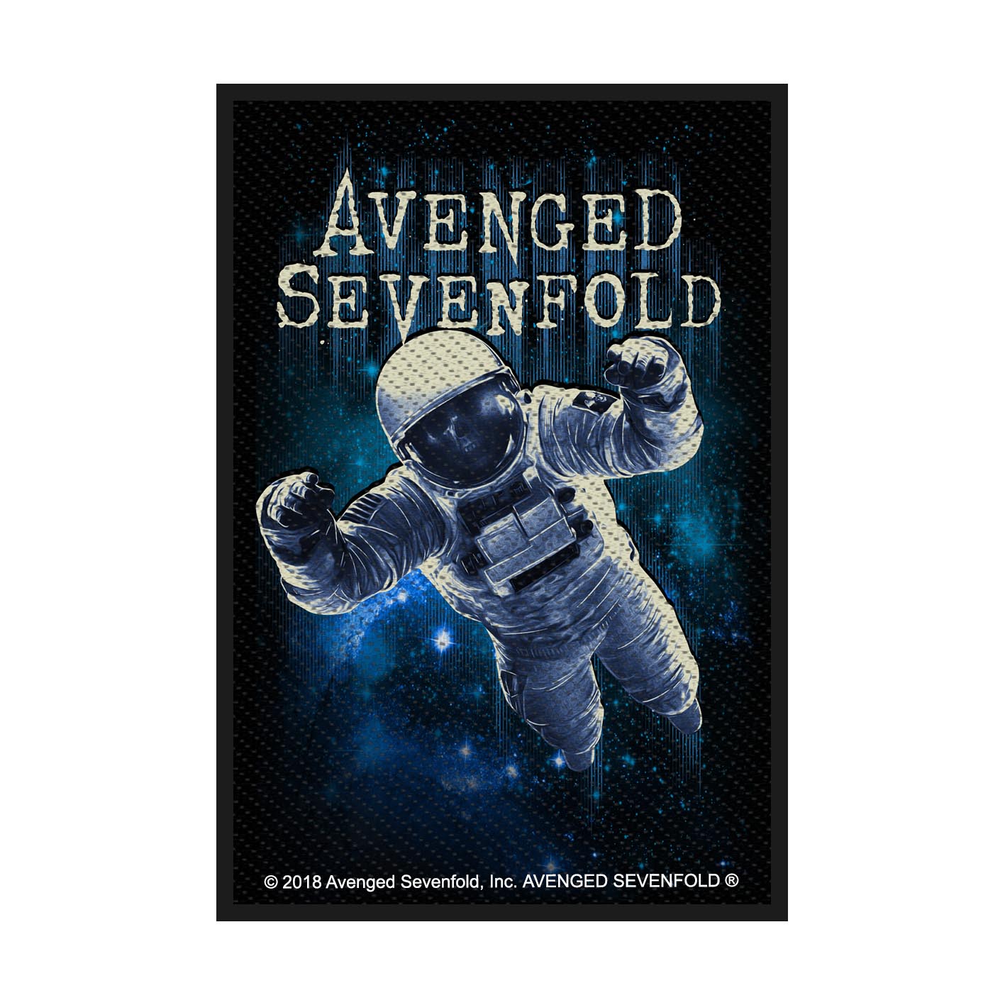 Avenged Sevenfold Patch "The Stage" schwarz blau