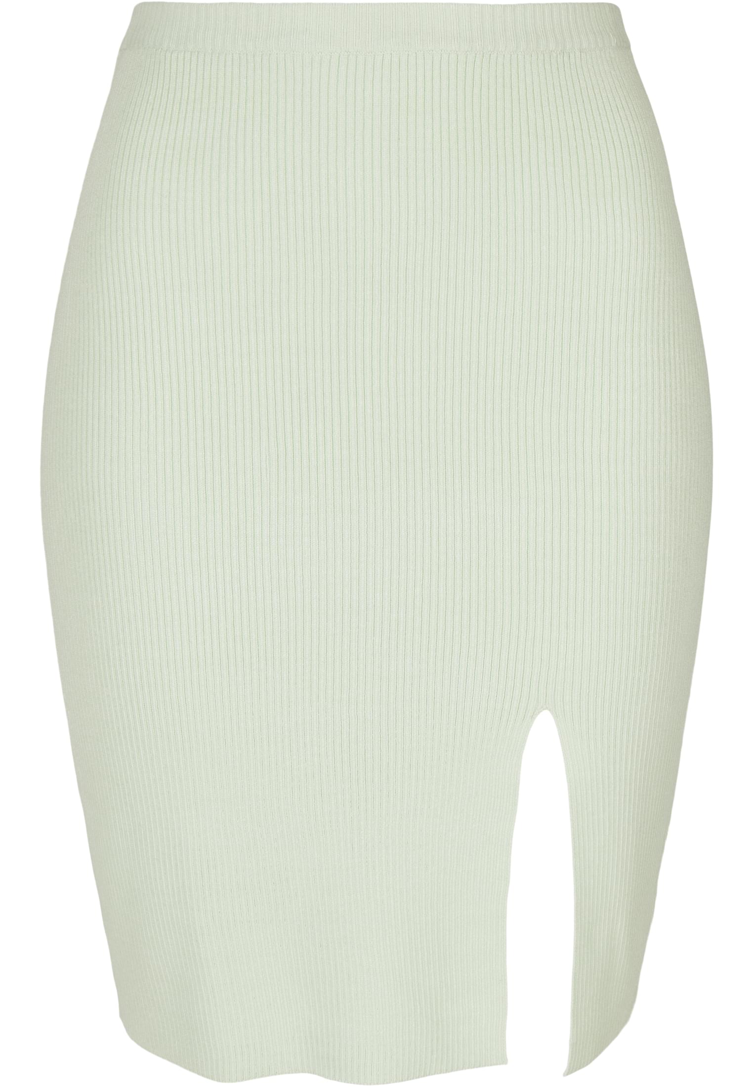 Ladies Rib Knit Skirt lightmint L