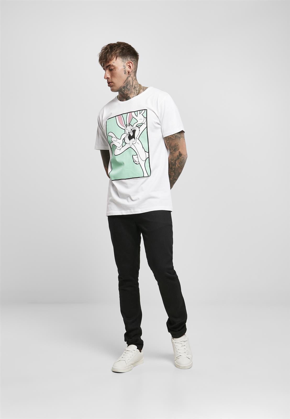 Looney Tunes Bugs Bunny Funny Face T-Shirt XXL Weiß