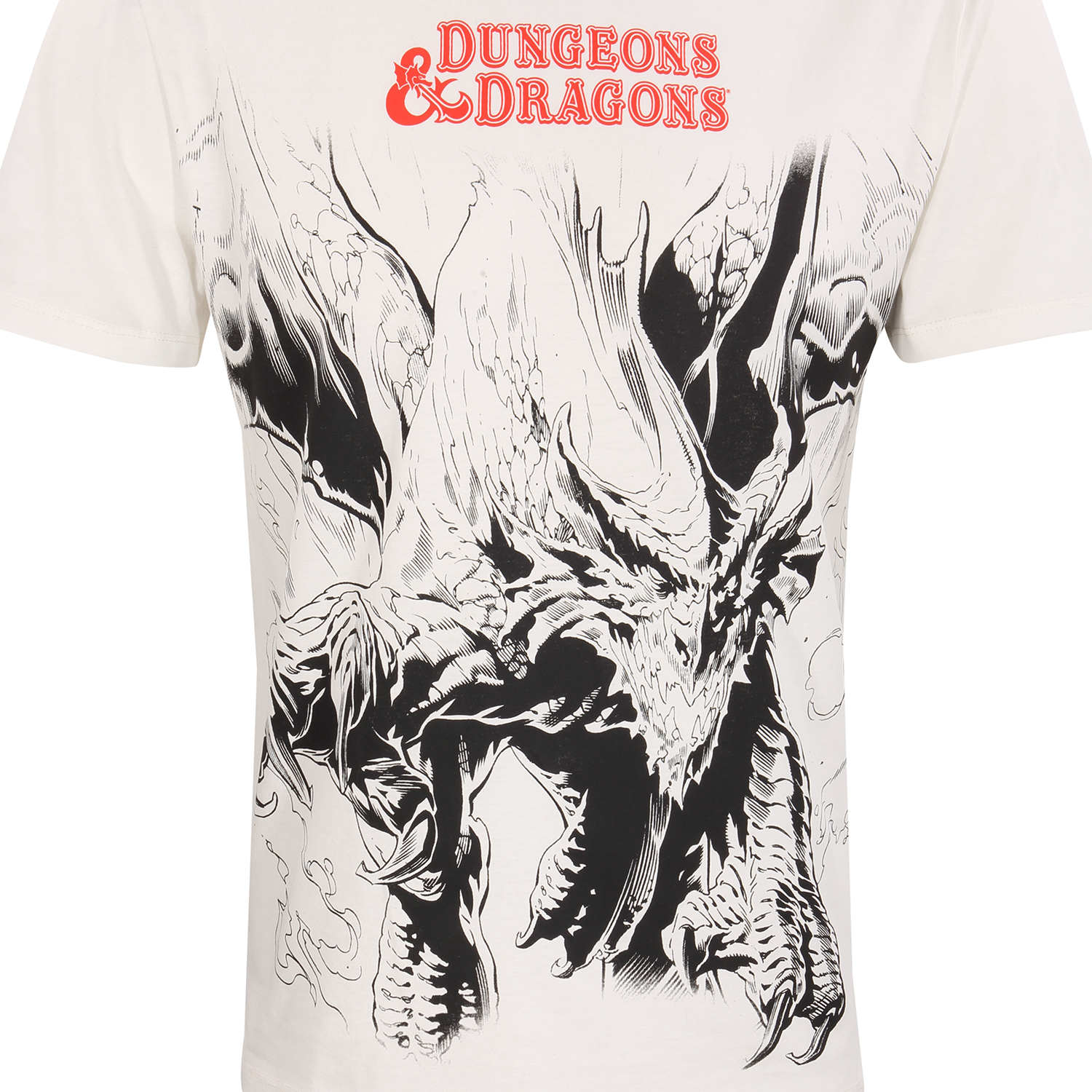 Dungeons And Dragons T-Shirt XXL Beige Unisex Oversized Dragon