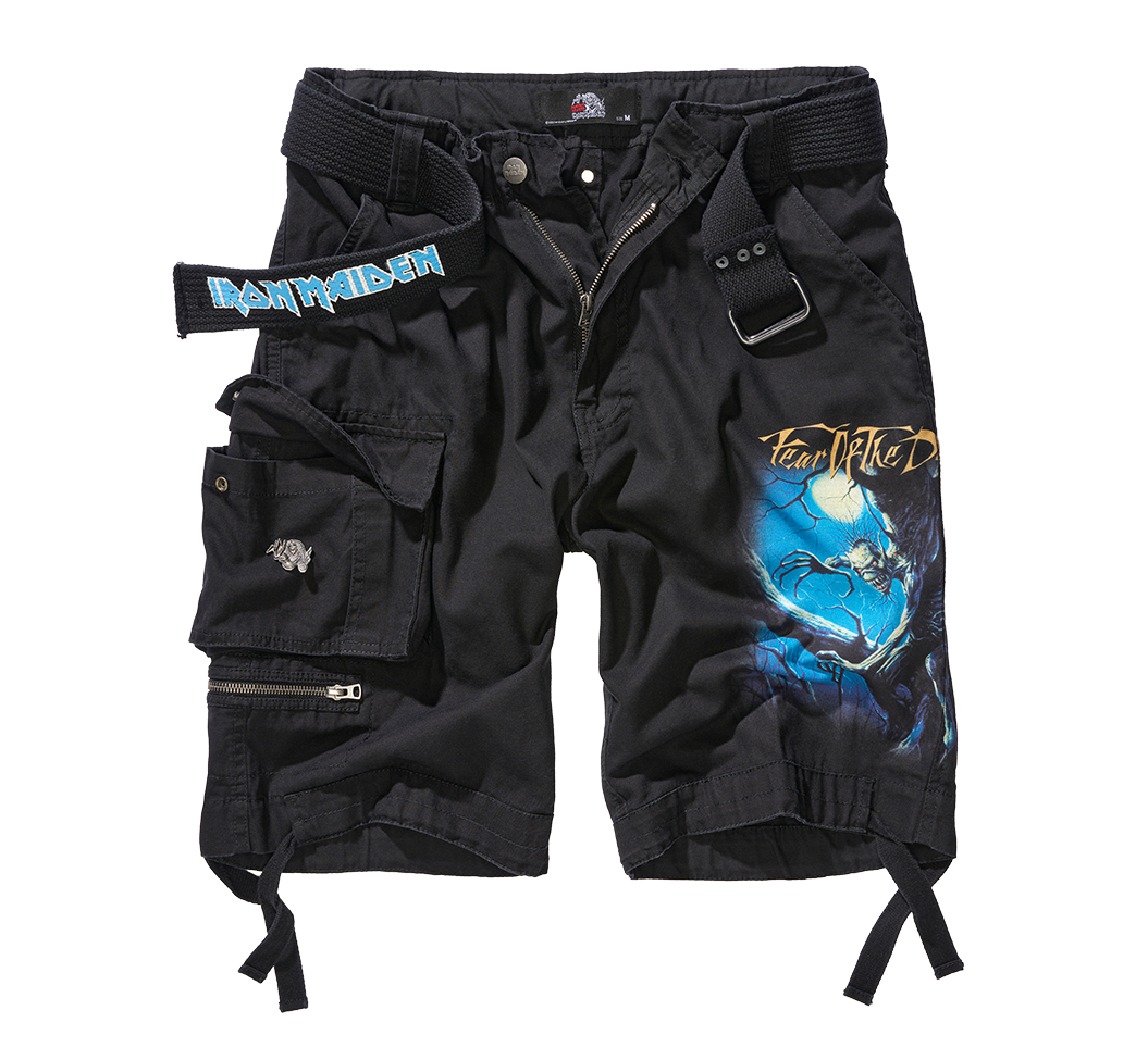 Iron Maiden Savage Shorts 7XL Schwarz Fear of the Dark Unisex
