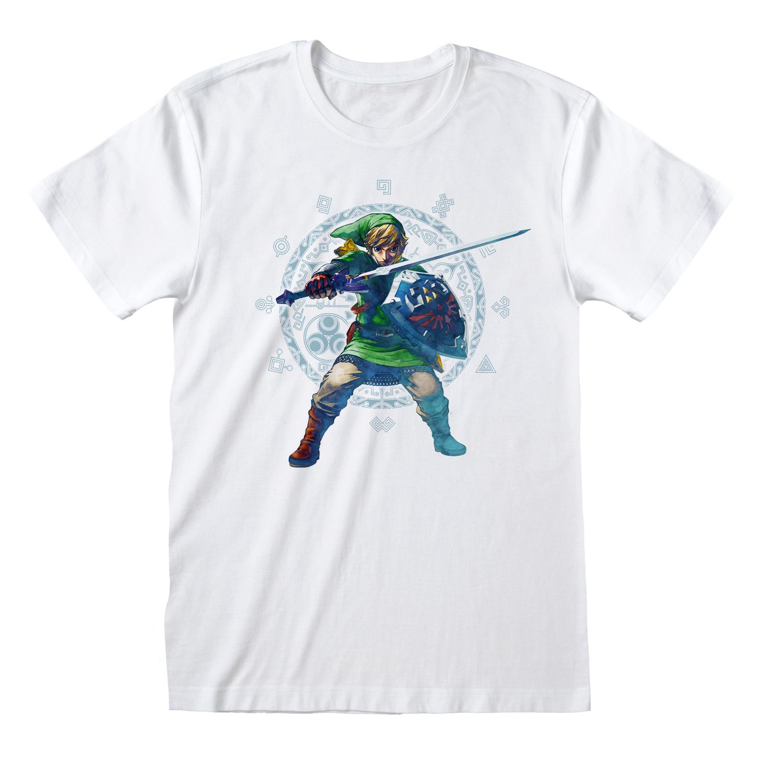 Zelda T-Shirt XXL Weiß Unisex Skyward Sword Pose