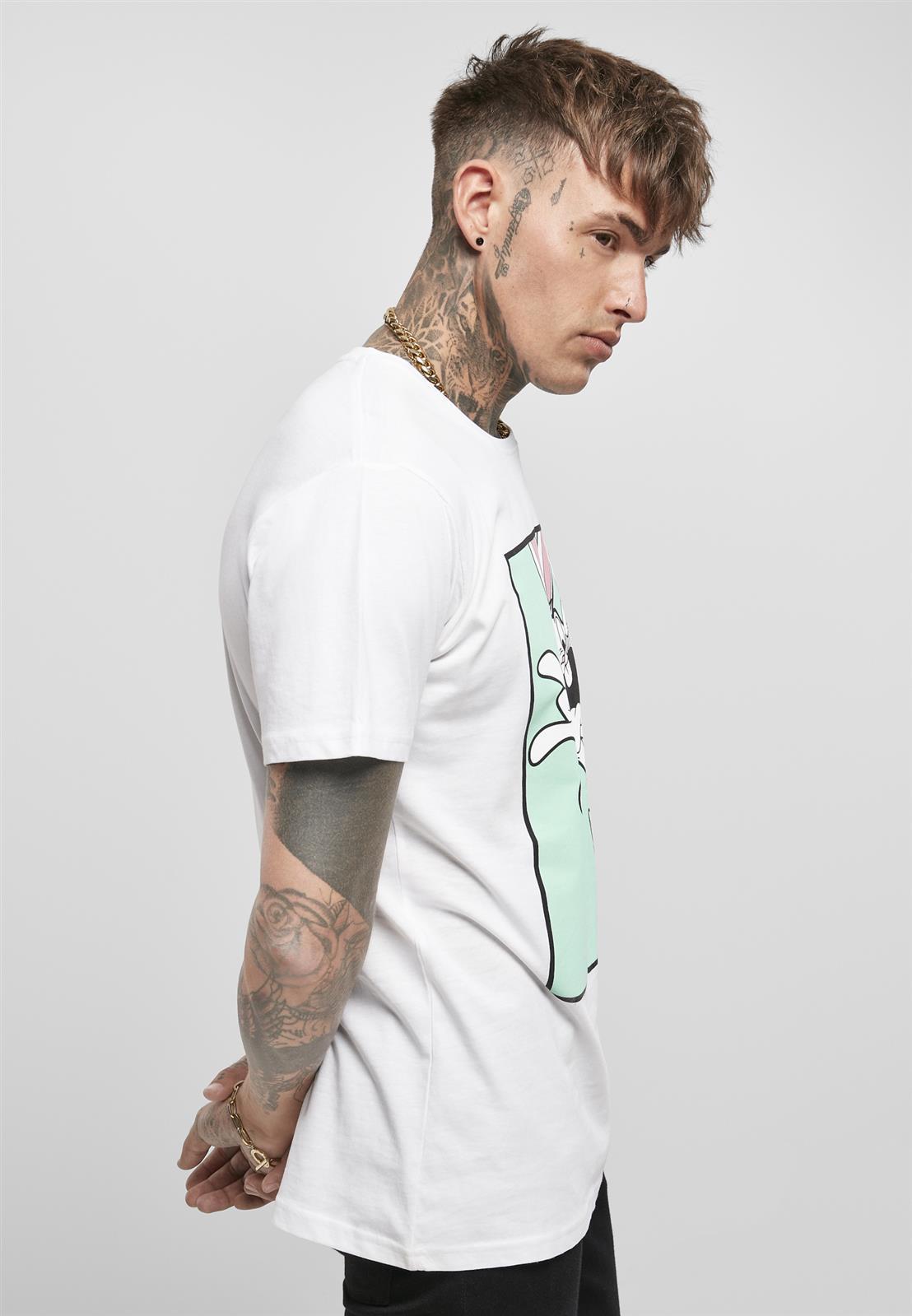 Looney Tunes Bugs Bunny Funny Face T-Shirt XXL Weiß