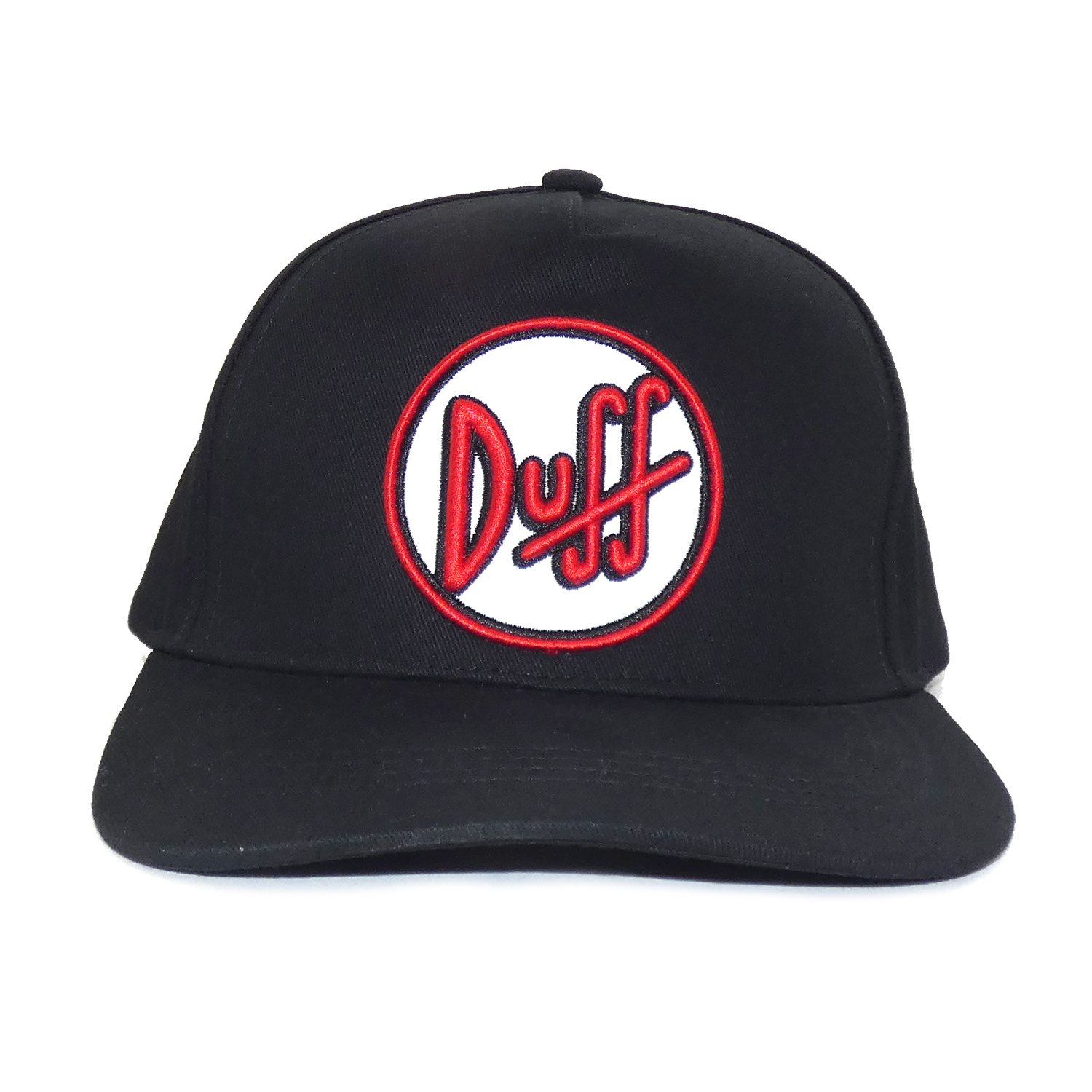 Simpsons Baseball Cap  Schwarz Duff Logo