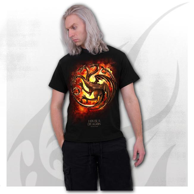 Spiral T-shirt 3XL House of the Dragon- Dragon Flames