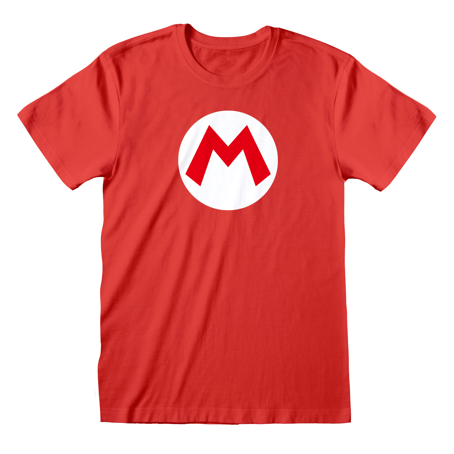 Nintendo Super Mario – Mario Badge T Shirt L