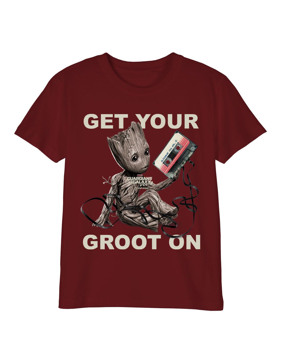 Marvel Guardians of the Galaxy Kindershirt 14 Jahre Weinrot Unisex Get Your Groot On