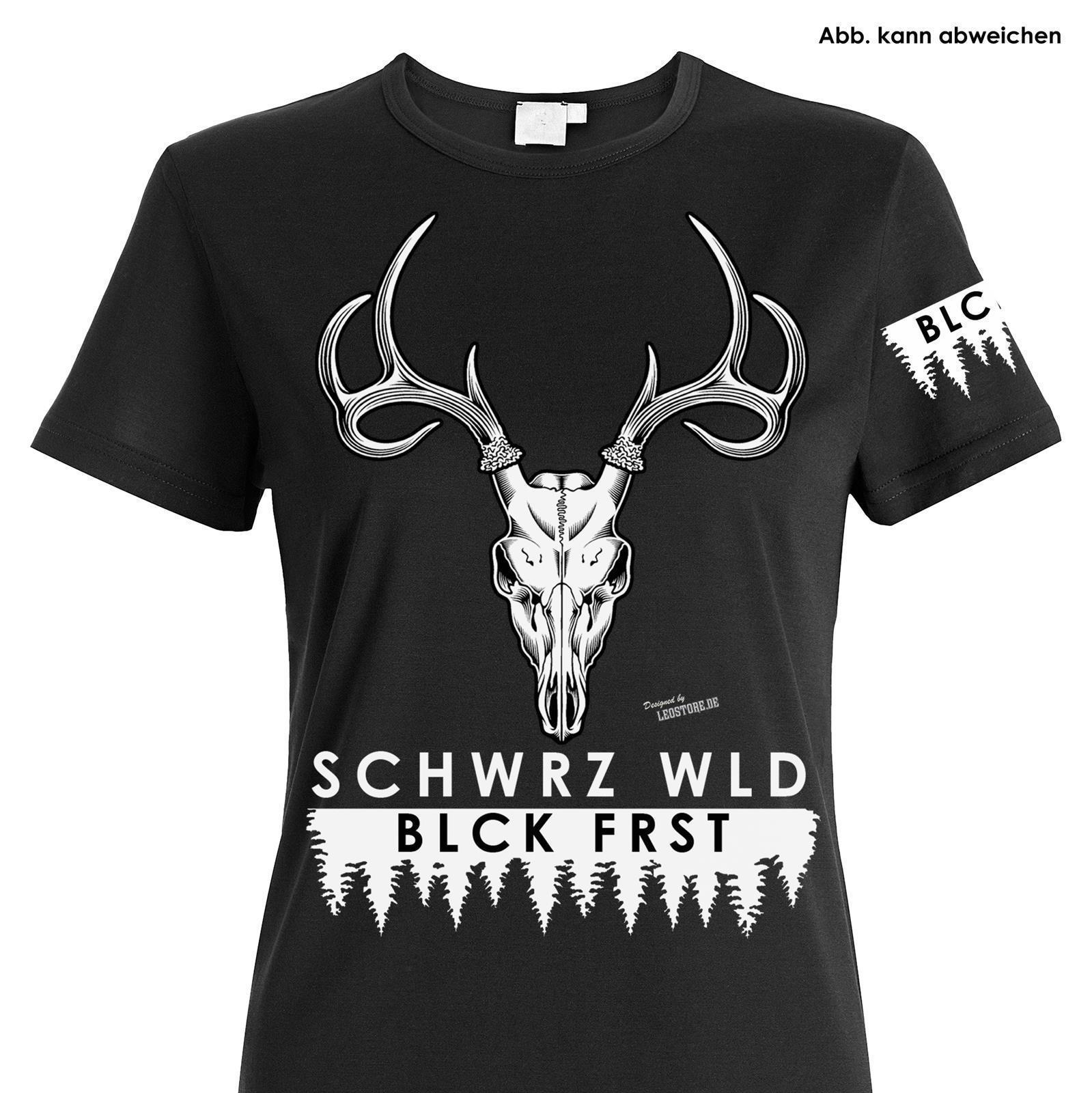 Blck Frst Schwrz Wld Girly XXL mit Ärmellogo, Shirt