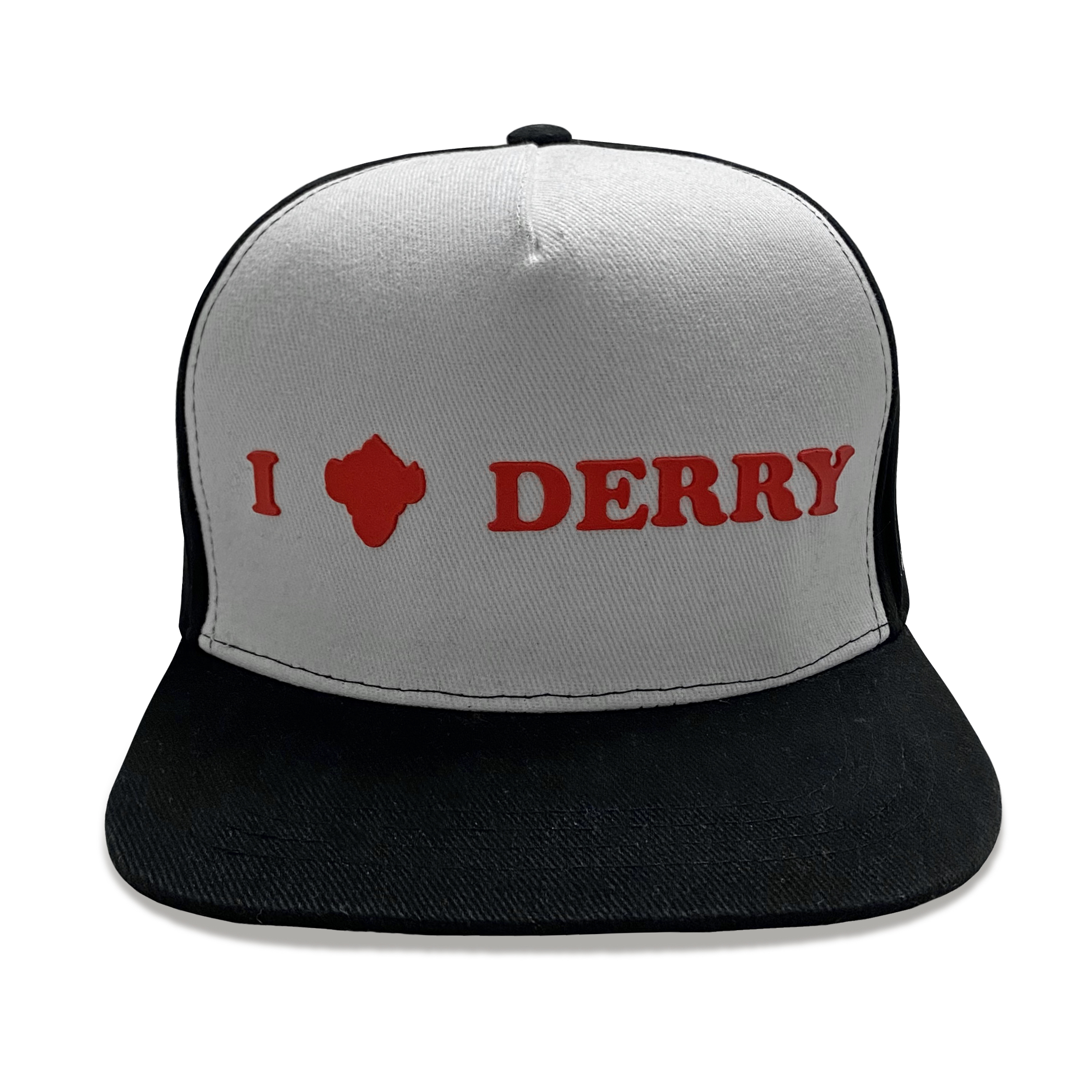 IT Chapter 2 Snapback Cap  Weiß & Schwarz I Heart Derry