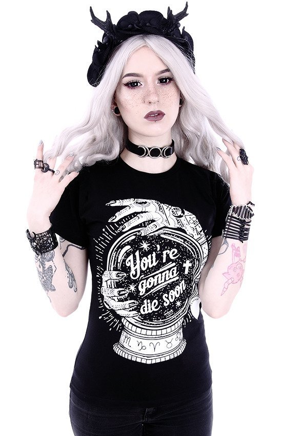 Restyle Frauenshirt 3XL Schwarz You’re gonna die soon
