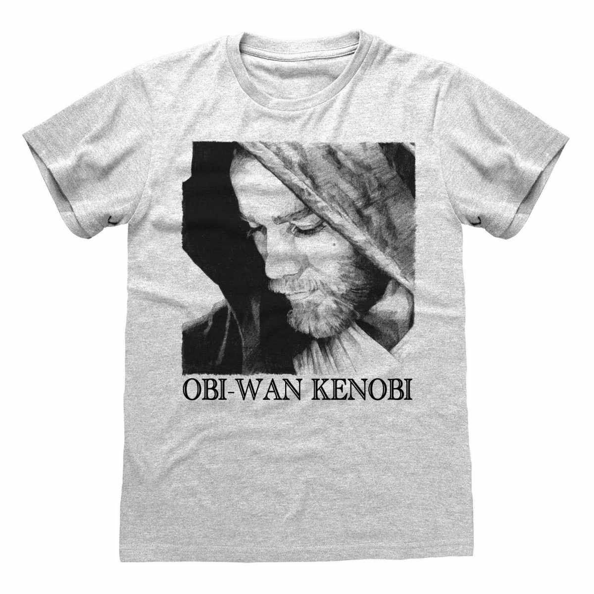 Star Wars T-Shirt XL Kenobi Profile Weiss