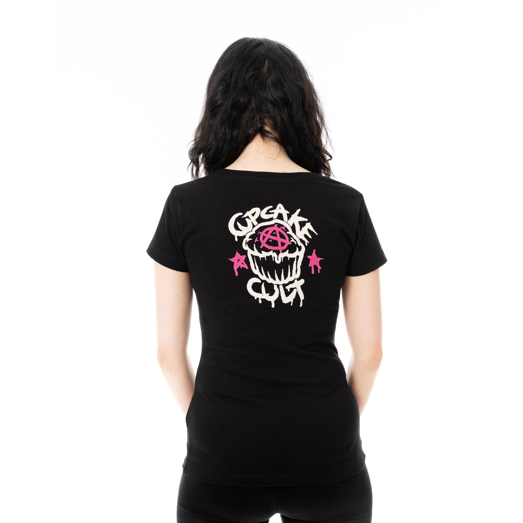 Cupcake Cult Frauenshirt XXL Schwarz Bat Potion T-Shirt