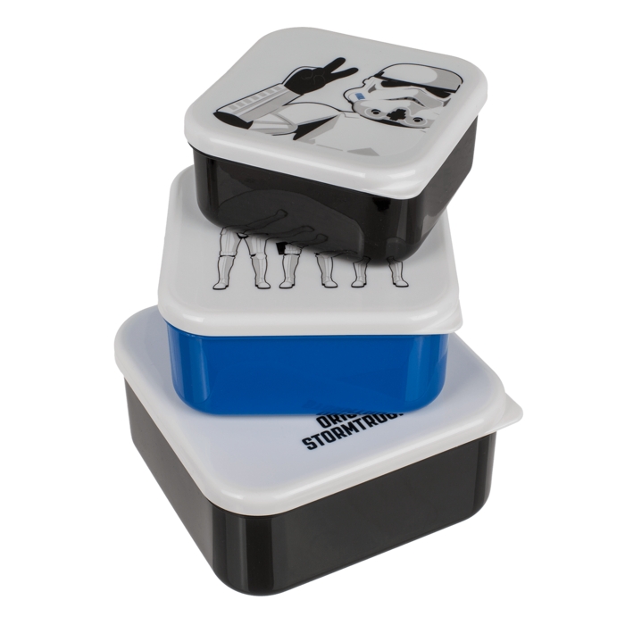 Stormtrooper Brotdosen Set 3 Stück Stormtrooper Brotdosen Set 3 Stück