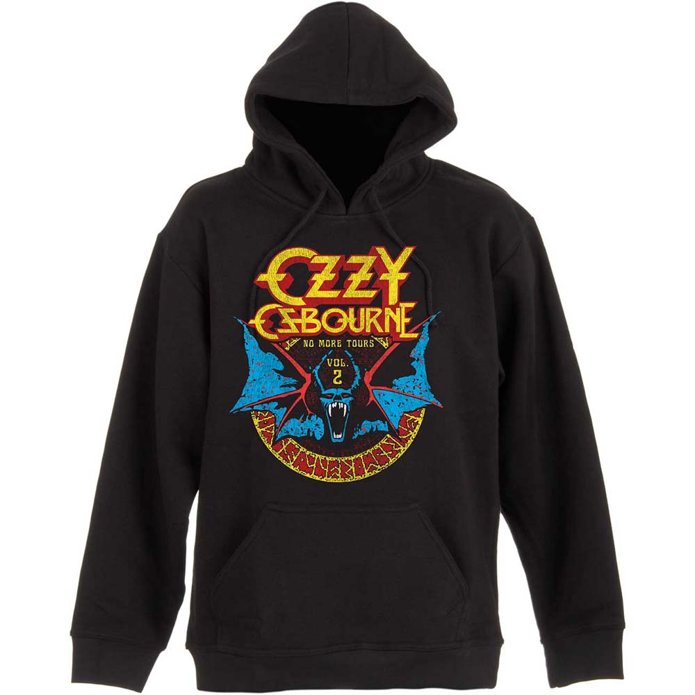 Ozzy Osbourne Hoodie XXL Bat Circle Schwarz