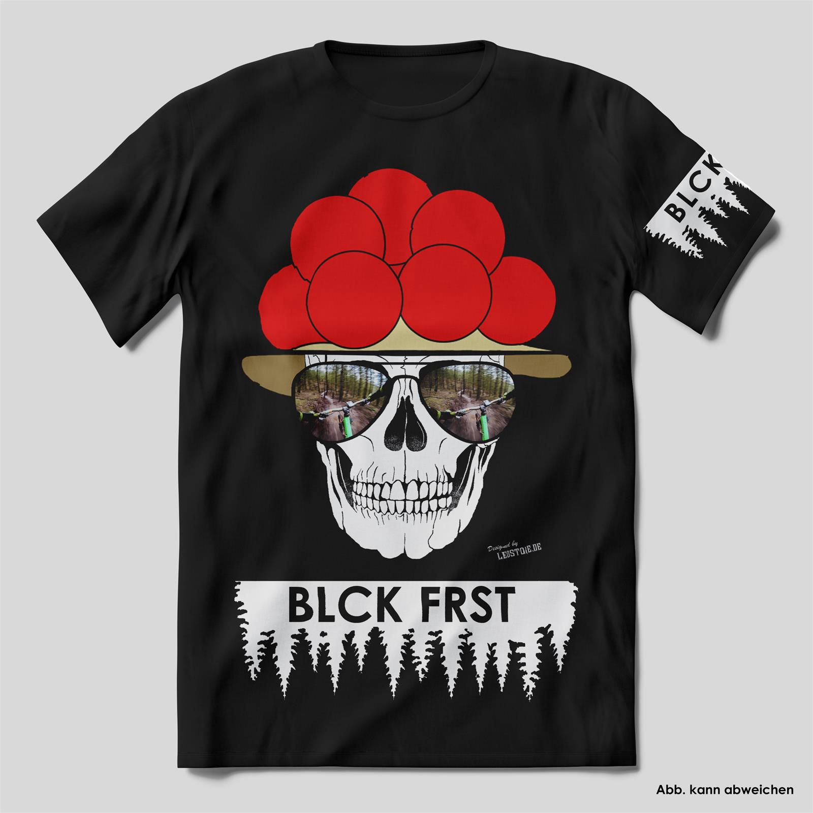 Blck Frst Downhill 3XL mit Ärmellogo, Shirt