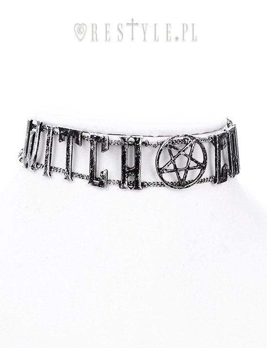 Restyle Witchcraft Silver Chain Chocker Silber