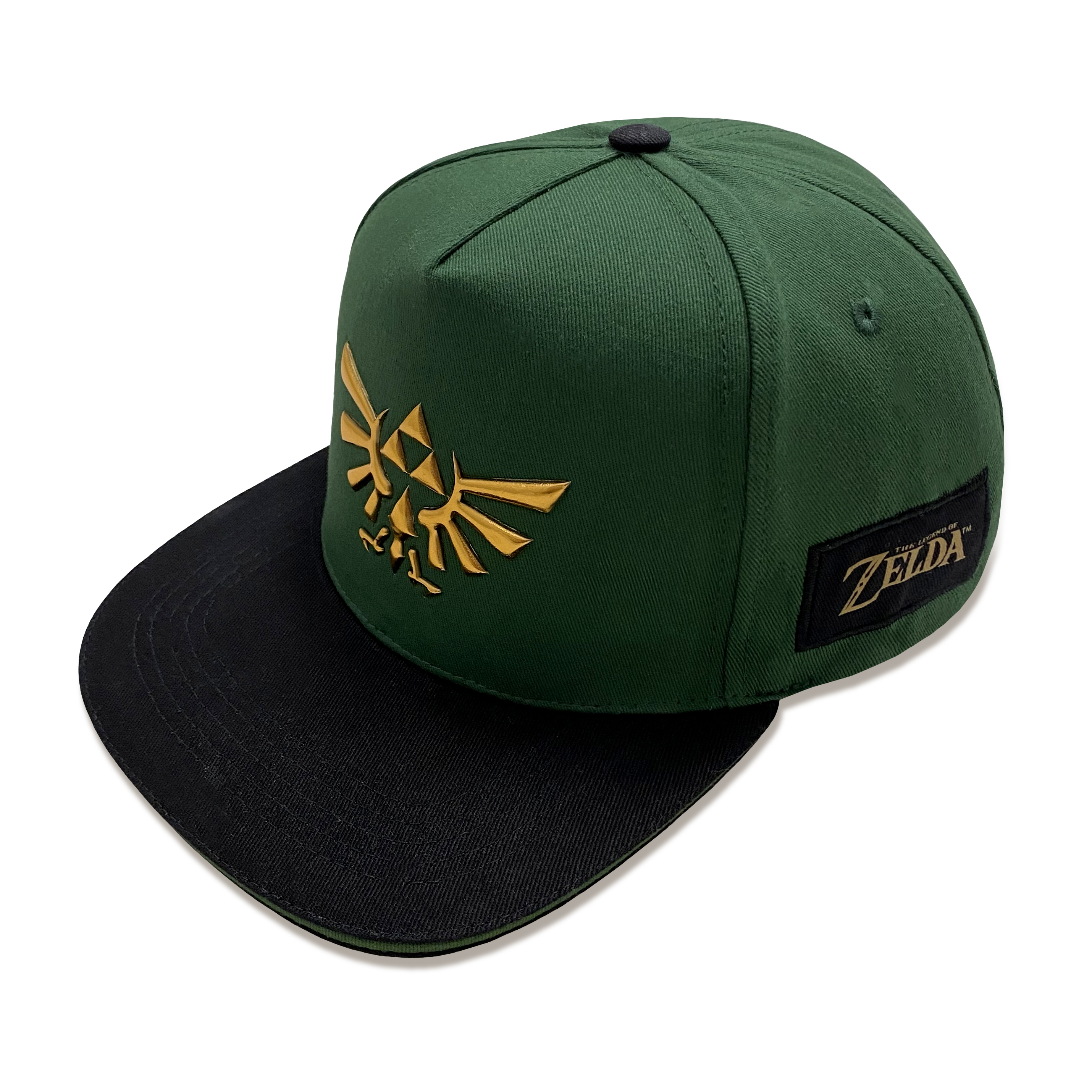 Nintendo Legend Of Zelda Snapback-Kappe Grün Unisex Symbol Snapback Cap Einheitsgröße