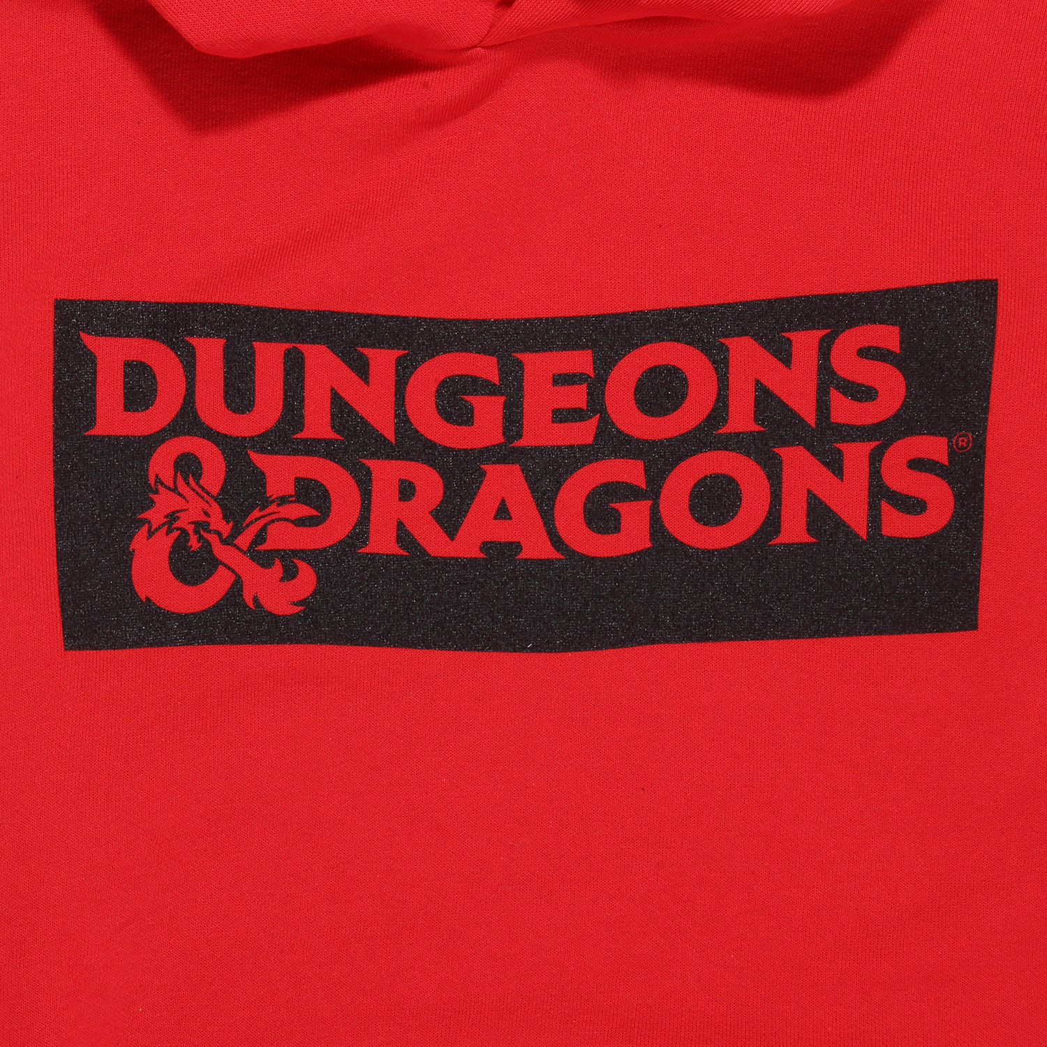 Dungeons and Dragons Hoodie XXL Rot Unisex Logo (Front & Back Print)