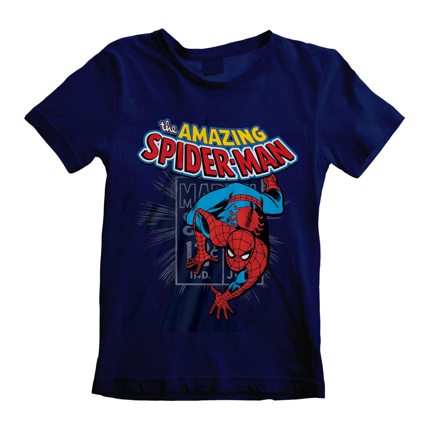 Marvel Comics Spider-Man T-Shirt 12-13 Jahre Navy Kinder Unisex Amazing Spider-Man