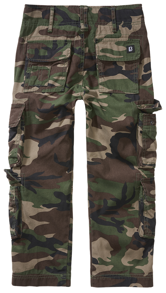 Brandit Kinderhose 170/176 Woodland Unisex Pure Vintage Pants