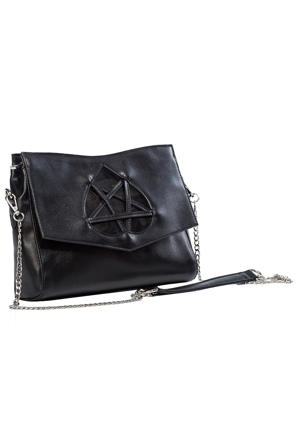 Banned Schultertasche Schwarz Flash of Twilight Shoulder Bag
