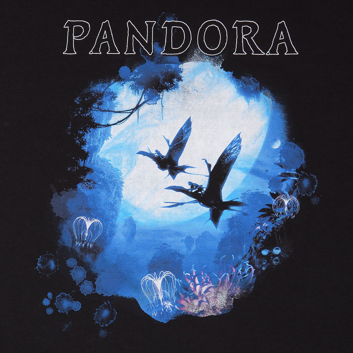 Avatar 2 T-Shirt XXL Schwarz Unisex Pandora