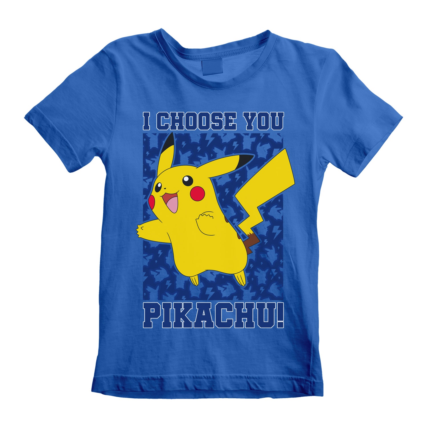 Pokemon Kinder T-Shirt 9-11 Jahre I Choose You Blau