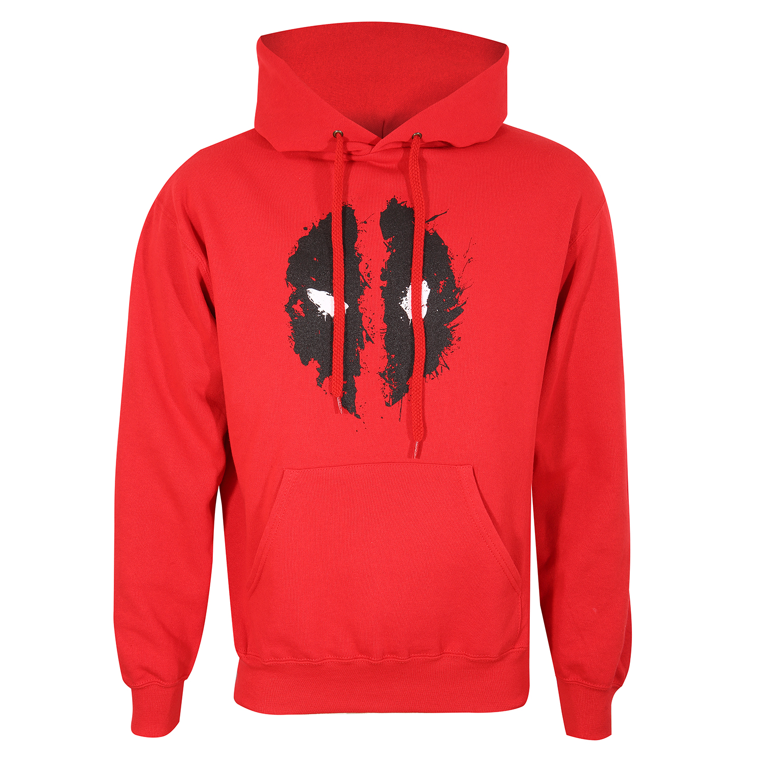 Deadpool Hoodie XXL Rot Unisex Mask Splatter