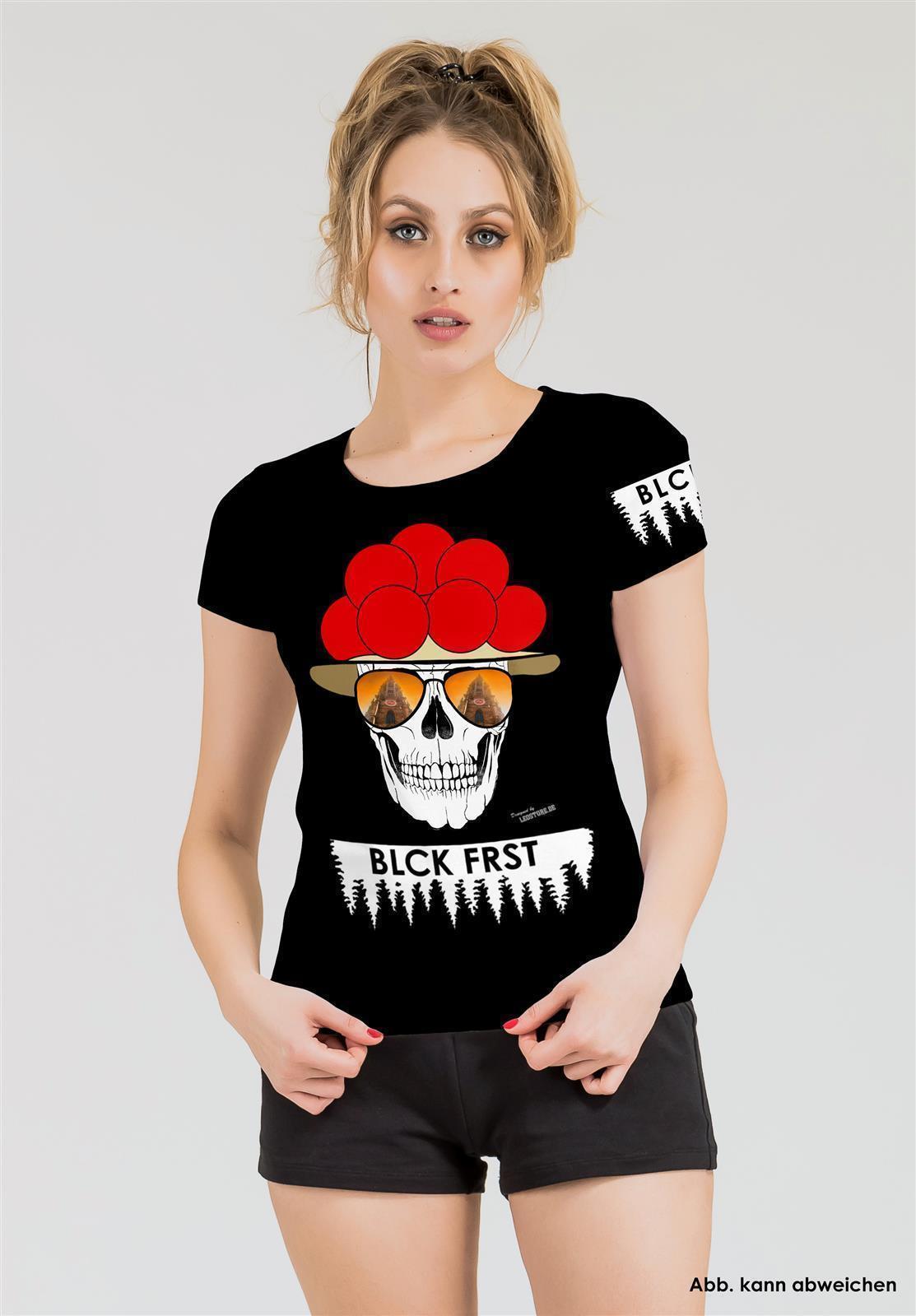 Blck Frst Morgenrot 3XL Girly mit Ärmellogo, Shirt