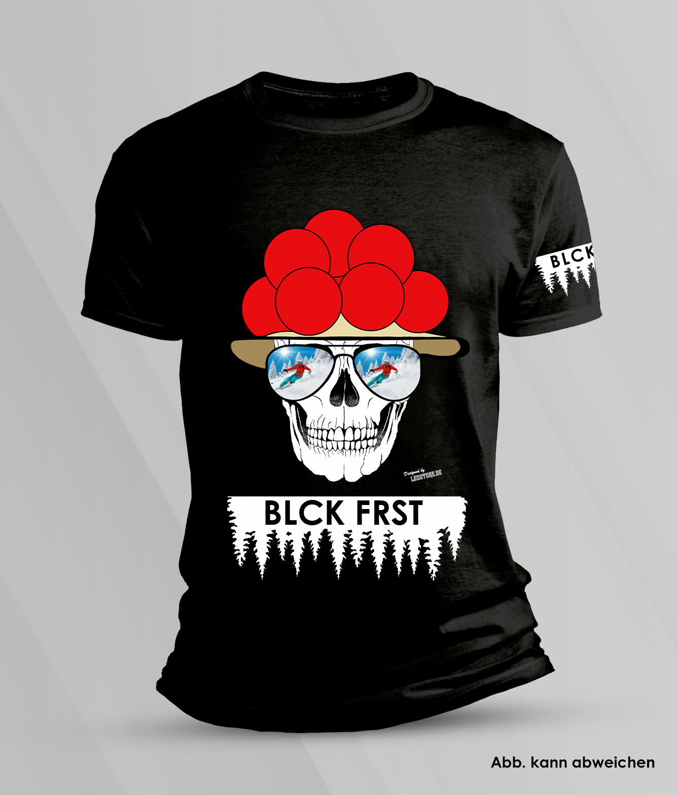 Blck Frst Carving 3XL mit Ärmellogo, Shirt