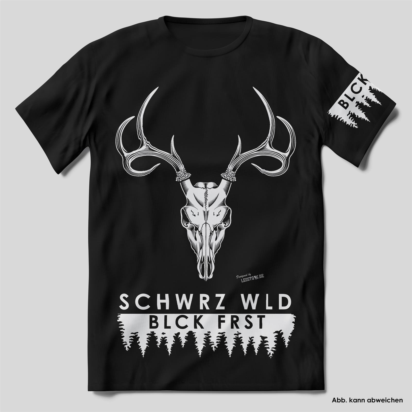 Blck Frst Schwrz Wld mit Ärmellogo, Shirt