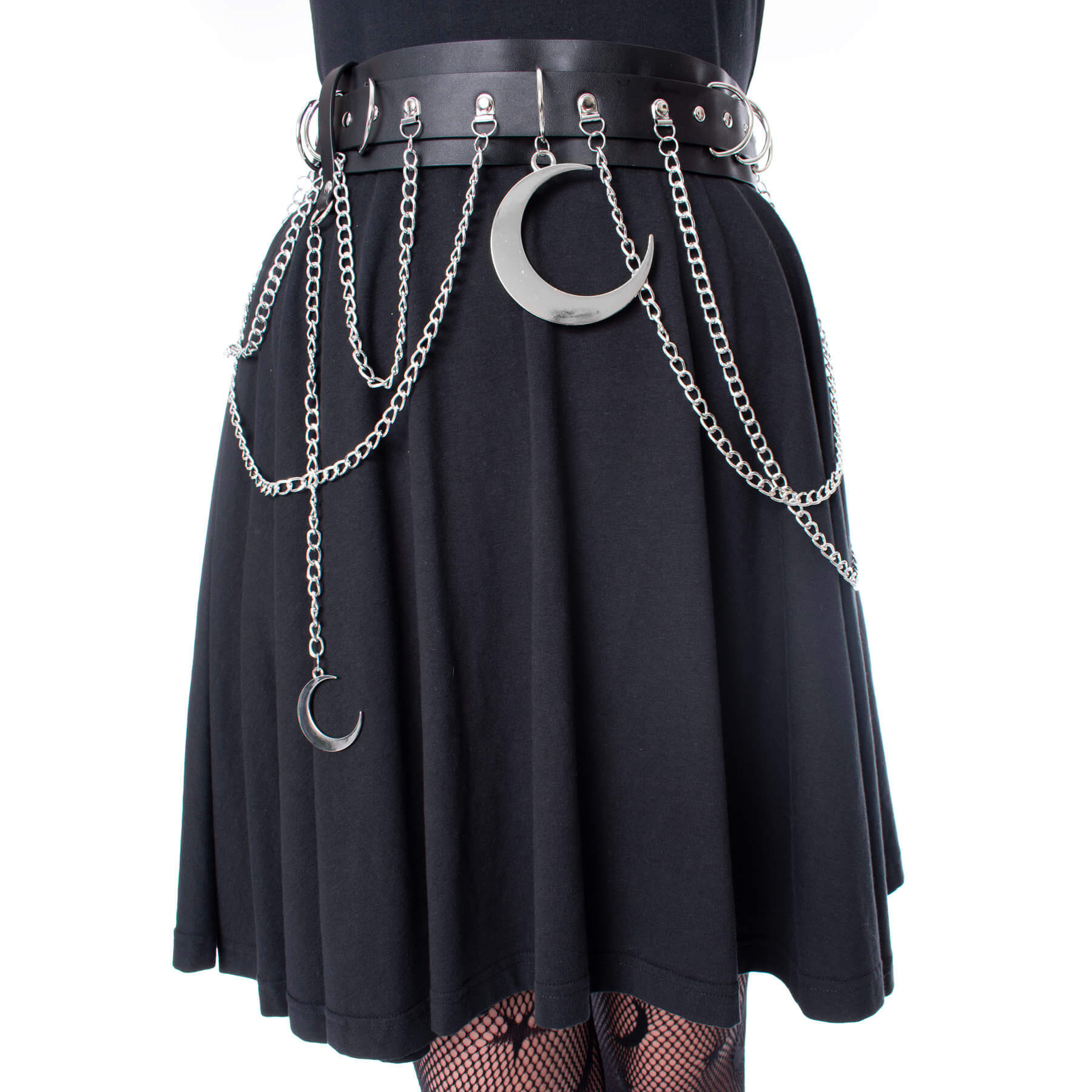 Heartless Gürtel XXL/3XL Schwarz Moondusk Belt