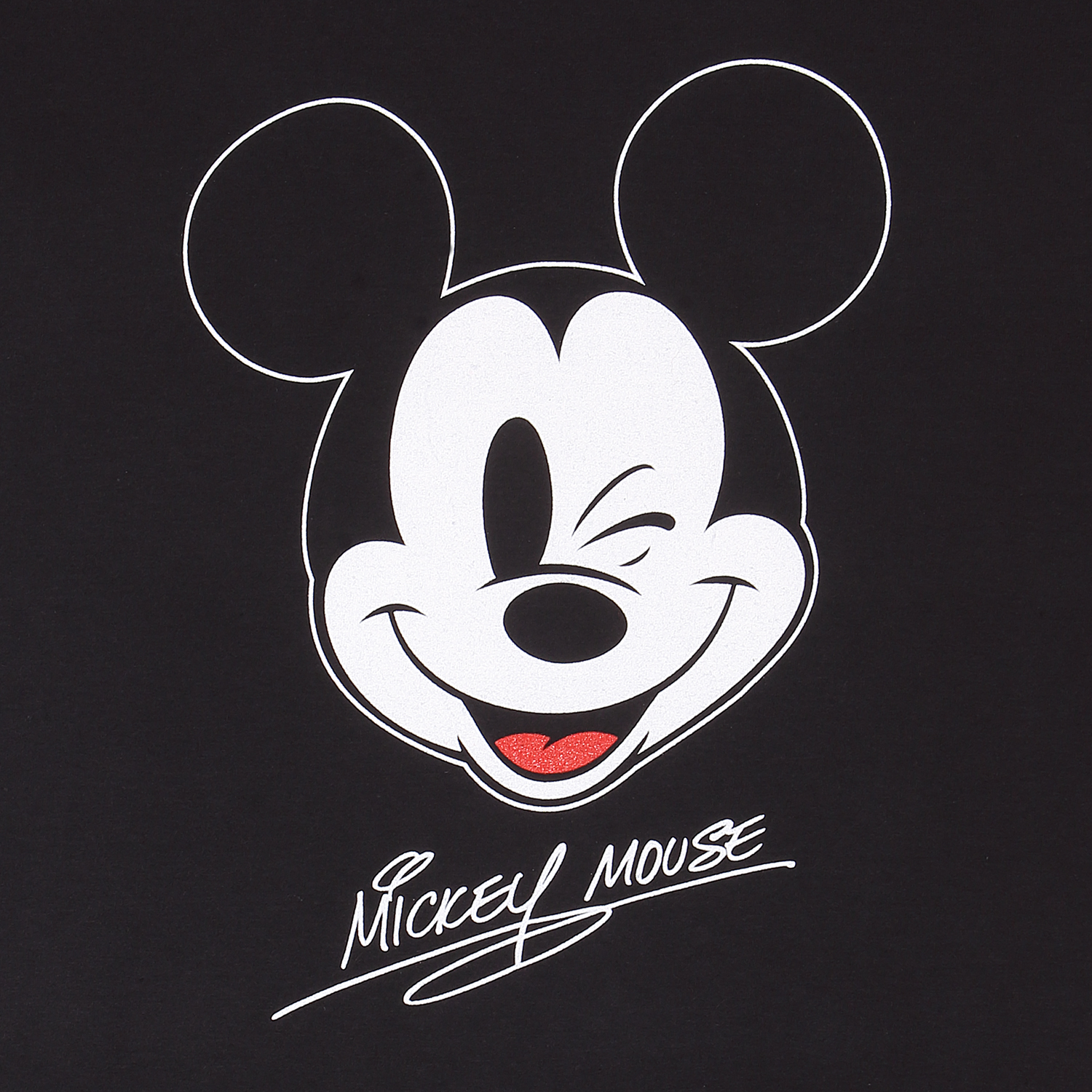 Mickey and Friends T-Shirt XXL Schwarz Unisex Mickey Face