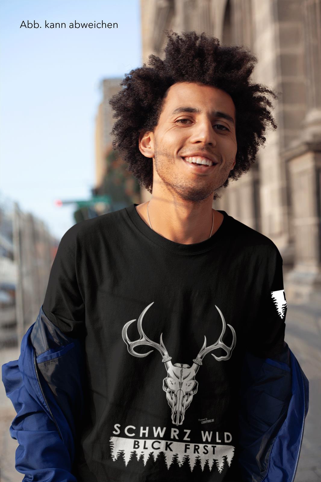 Blck Frst Schwrz Wld mit Ärmellogo, Shirt