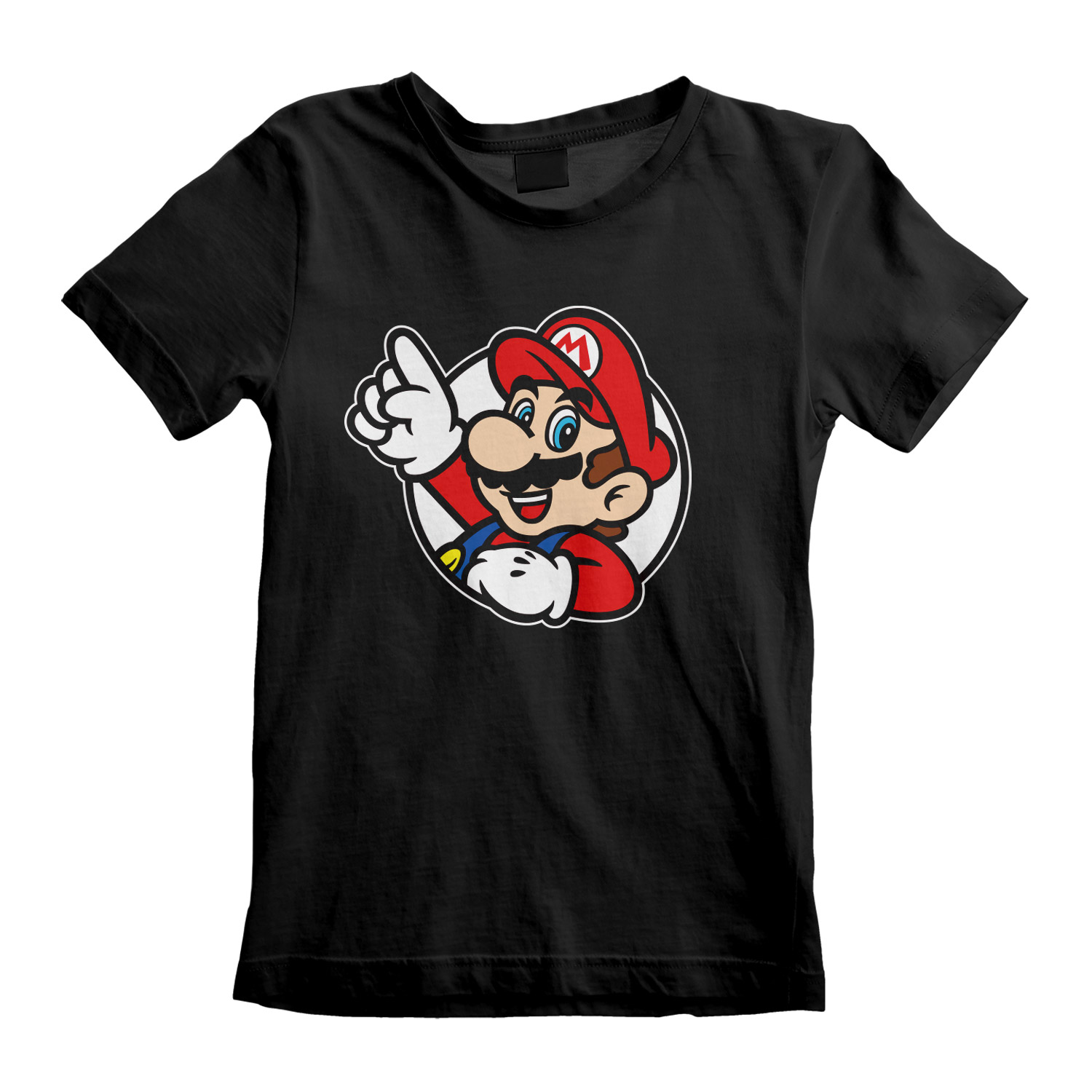 Super Mario T-Shirt 12-13 Jahre Schwarz Kinder Unisex It's a Me Mario