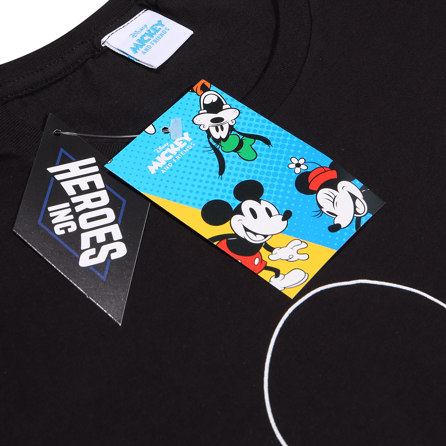 Mickey and Friends T-Shirt XXL Schwarz Unisex Mickey Face